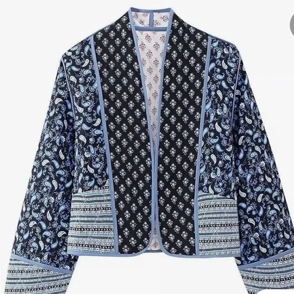 Reversible Floral Quilted Jacket - Picture 2 of 7